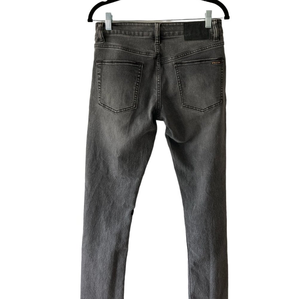 Volcom 2 X Vorta Charcoal Jeans Size 28 - image 2